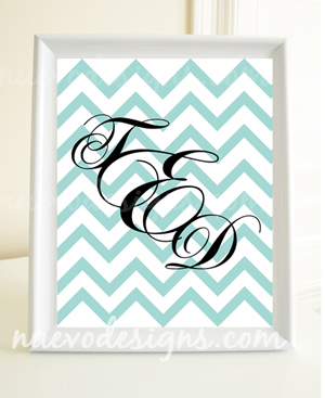 Style: 3 initials Chevron